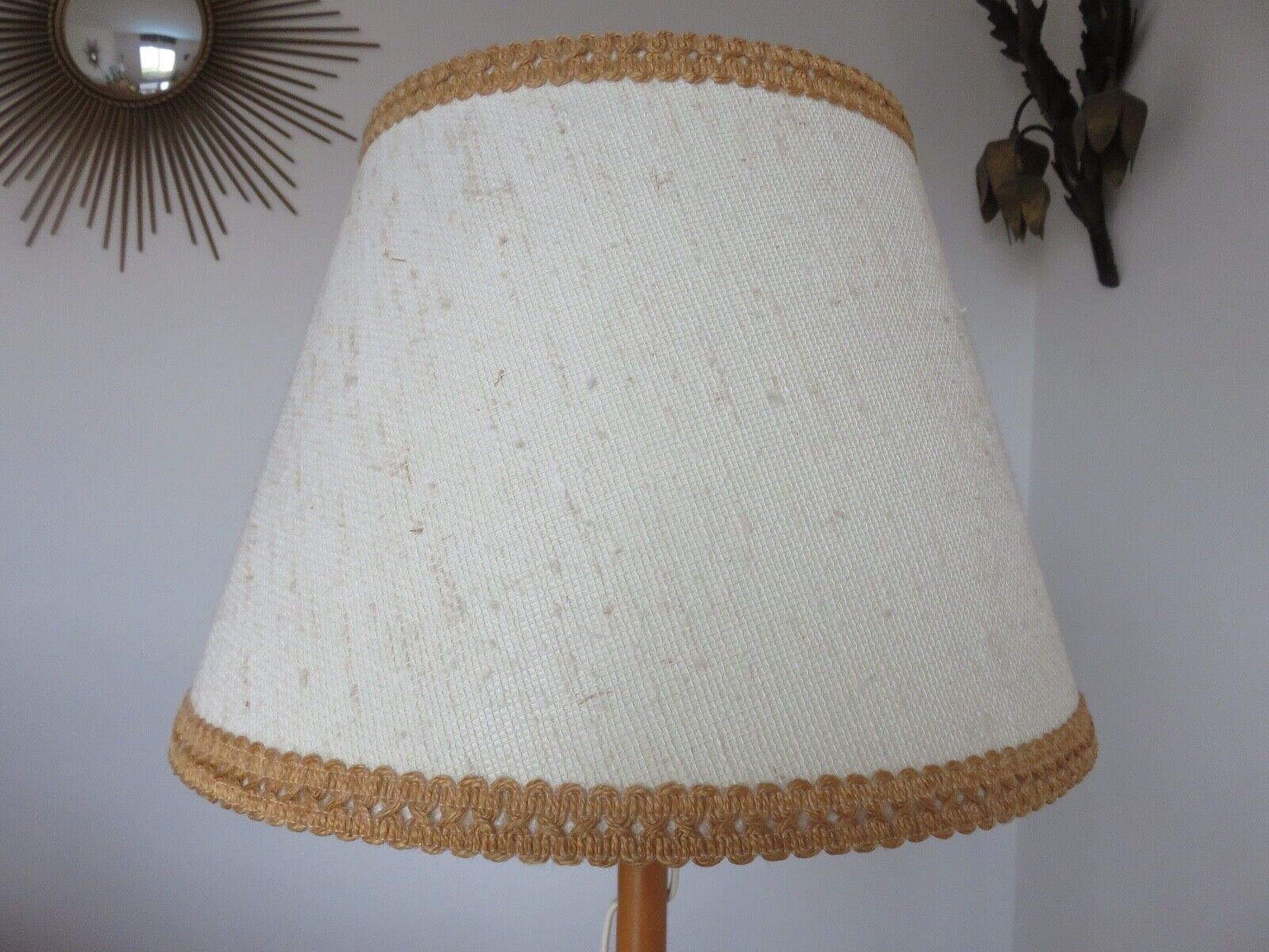 Scandinavian wooden lamp Denmark 1980