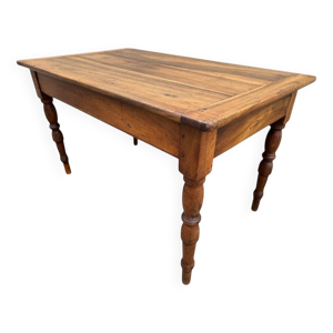 table de ferme en Noyer