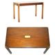 Bureau de campagne militaire Kennedy Harrods en bois dur