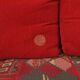 Modular Sofa in Red and Patterned Upholstery by Roche Bobois, France 1980s