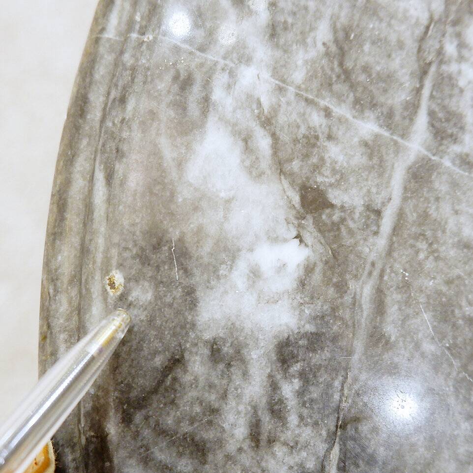 Gray marble coffee table, 1960s