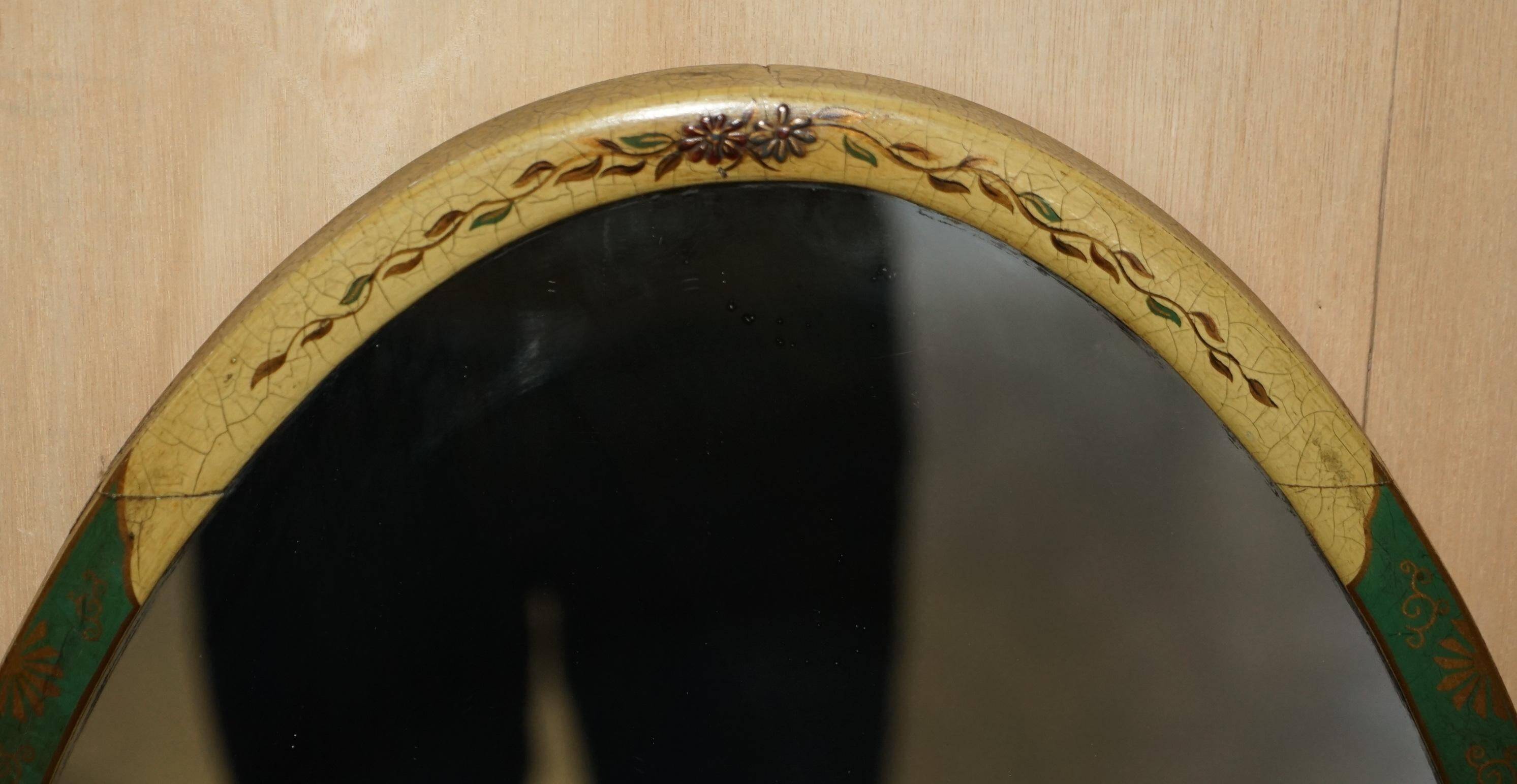 Vintage Chinoiserie Commode with Edwardian Style Mirror