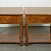 Nightstands in Walnut by Brights of Nettlebed