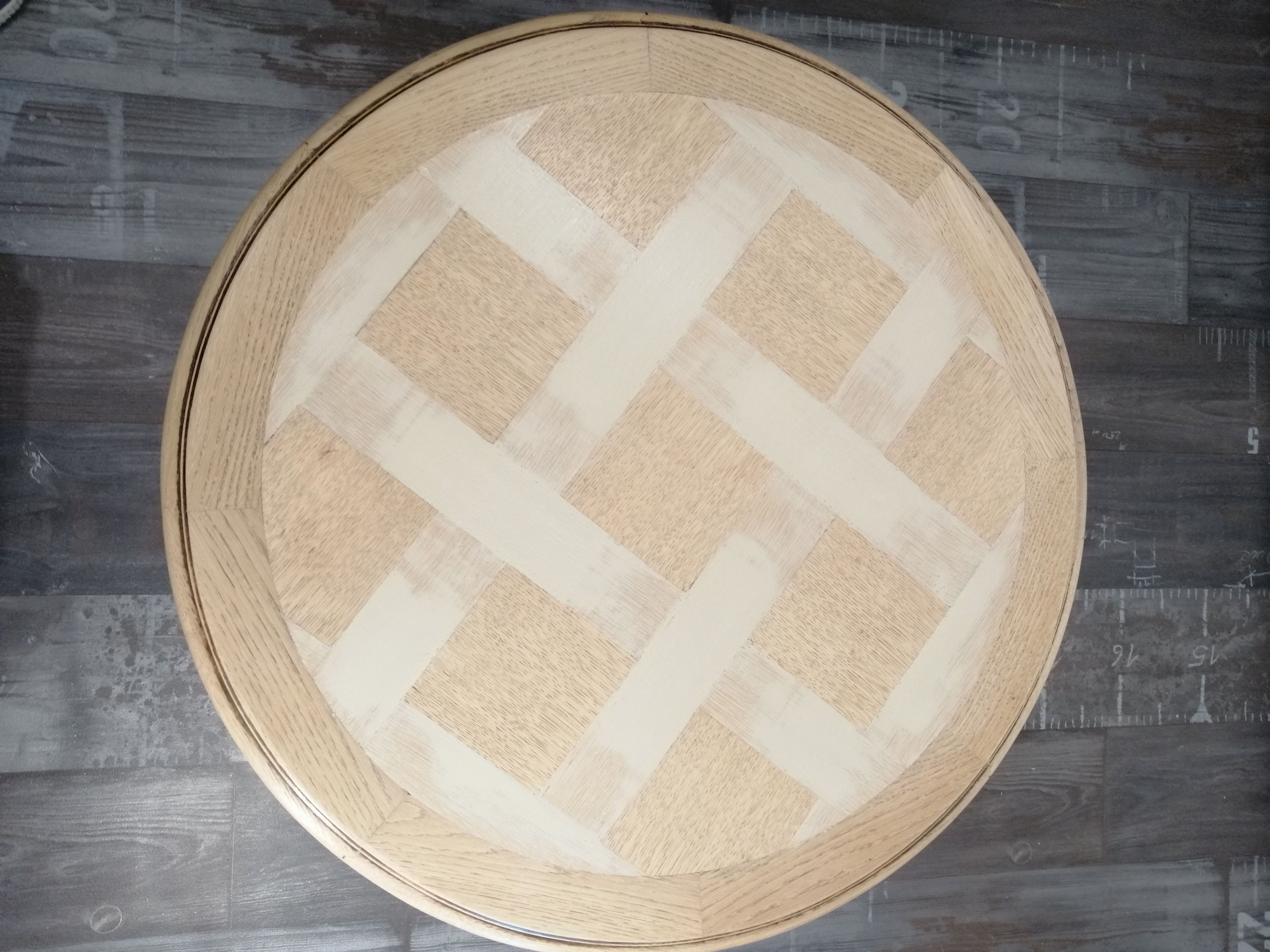 Louis XV style table makeover