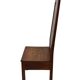 Art Deco High Back chair in oak minimalist design