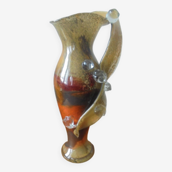 Vase en pâte de verre