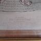 Set of 2 golden frames old engraving "Petit courier des Dames" "journal des Demoiselles"