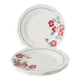 Set of 4 St Amand flat plates, Printemps model, 1950.