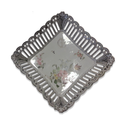 Plat coupe à fruits en porcelaine fin