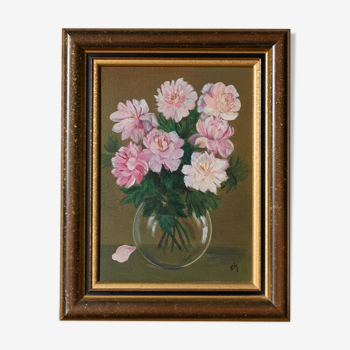 Painting "bouquet of peonies"