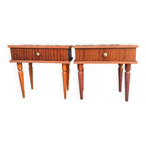 paire de chevets modernistes