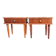 Paire de chevets modernistes en bois, années 50