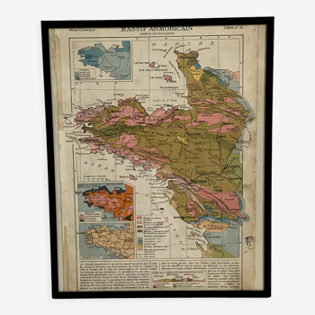 Carte Bretagne 1930