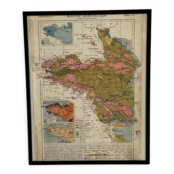 Carte Bretagne 1930