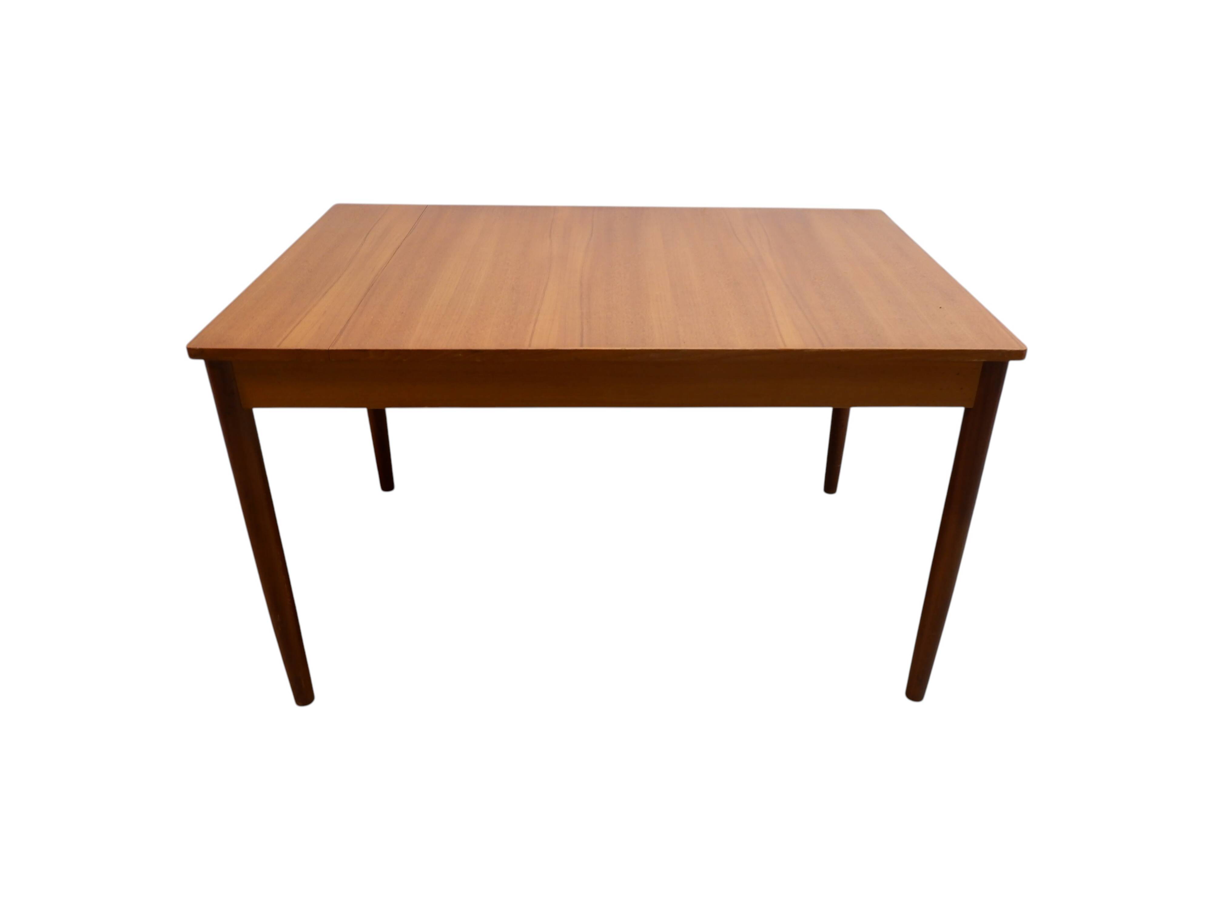 Teak extendable dining table, 1960s Denmark