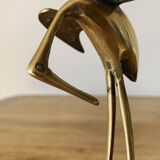 Vintage brass crane