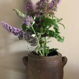 Vase Terracotta pot two handles handcrafted