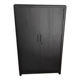 Armoire vintage en bois noir