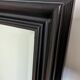 Large wooden mirror