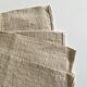 Raw hemp cloth table 19th L120cm