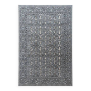 Bold blue Persian rug ABBI - Wool