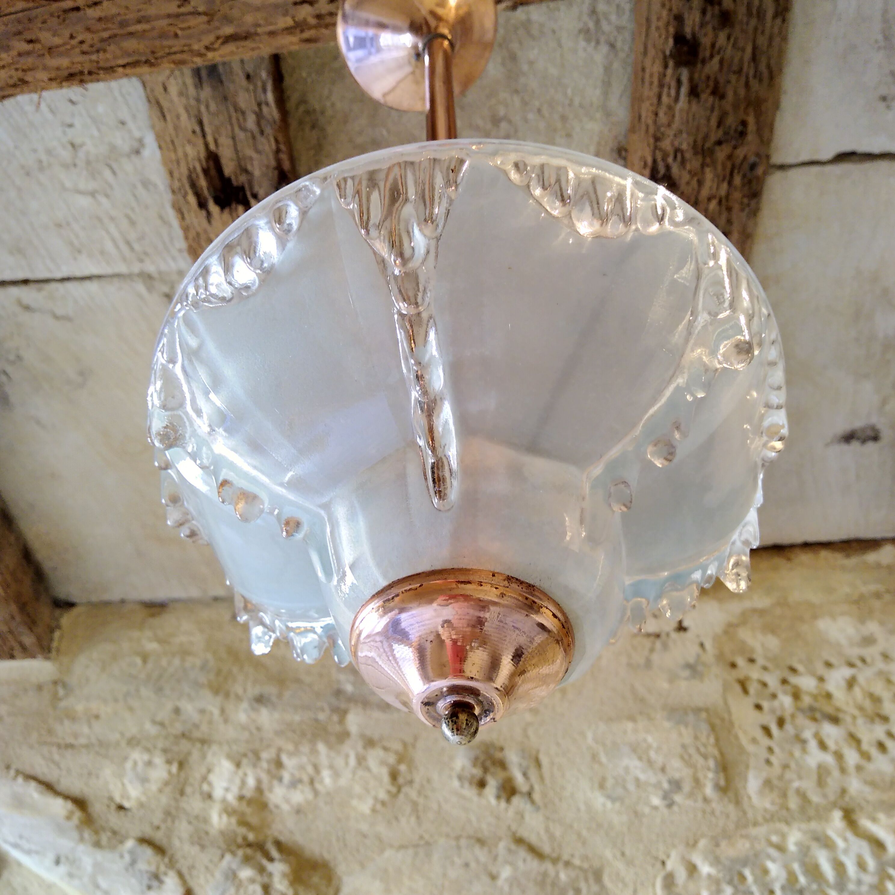 Small Ezan chandelier, art deco