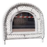Rattan mirror