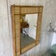 Miroir en rotin vintage
