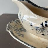 Sauce boat U & Cie Sarreguemines model “currants”