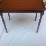 Table with leather top