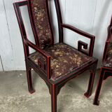 Fauteuils chinois broderie de soie
