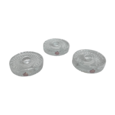 Set de 3 bougeoirs Nybro Glasbruk Sweden