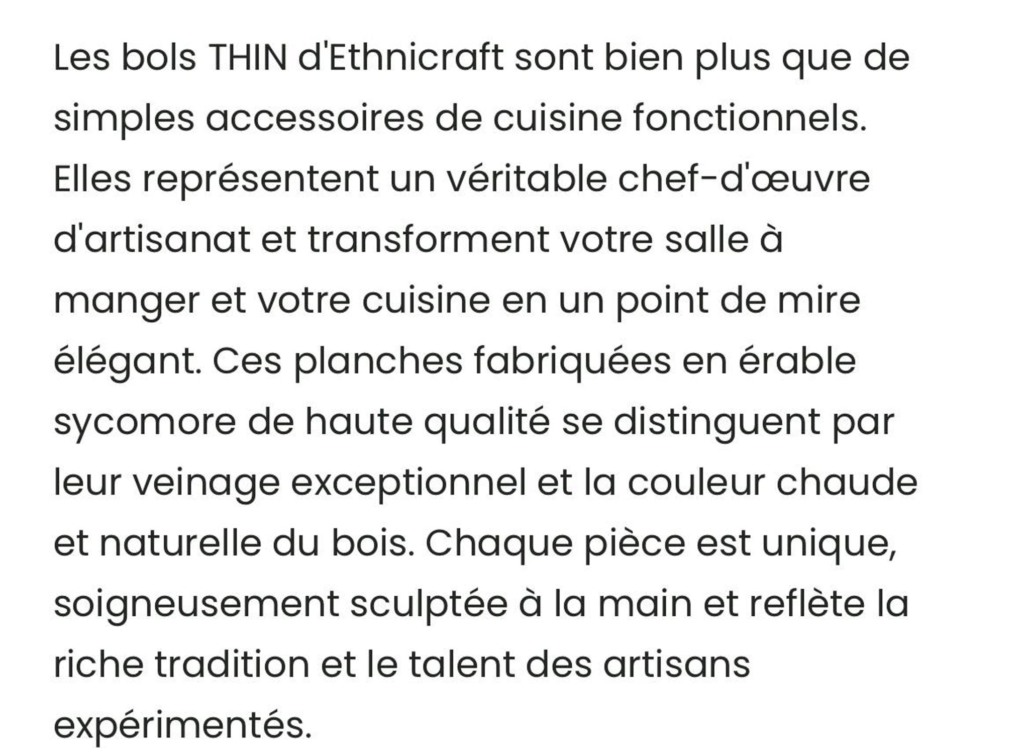 Coffret de 2 coupes Thin en acajou Ethnicraft