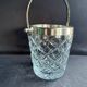 Ice Bucket – Cut Crystal and Silver Metal