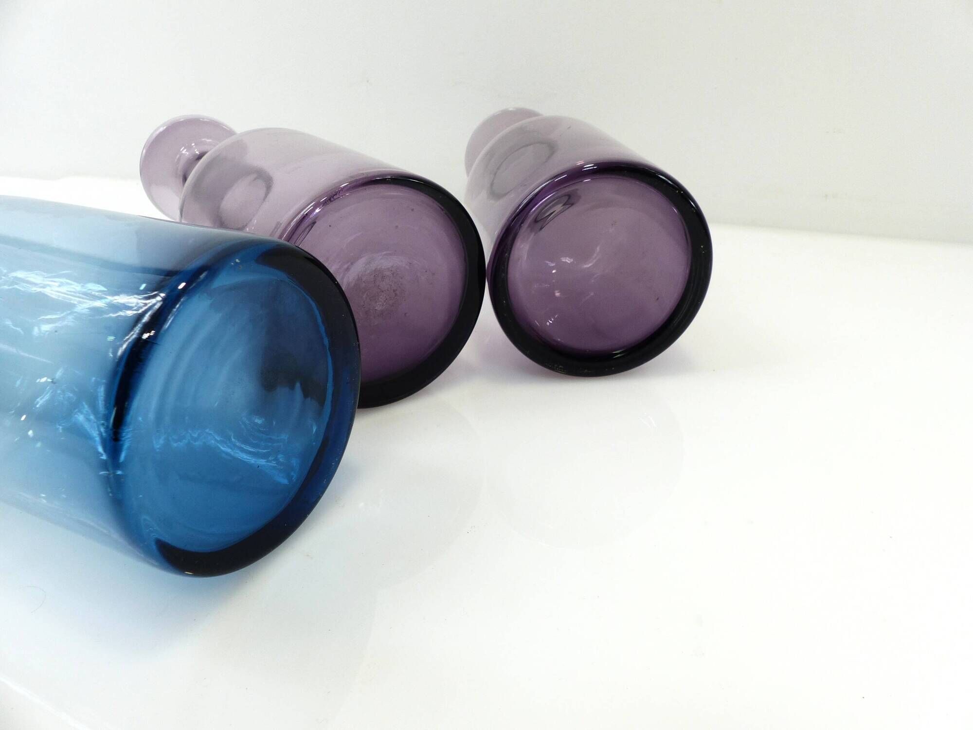 Set of three Gulvvase vases by Otto Brauer for Holmegaard – Denmark