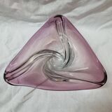 Corbeille à fruits Cristal mauve 1970