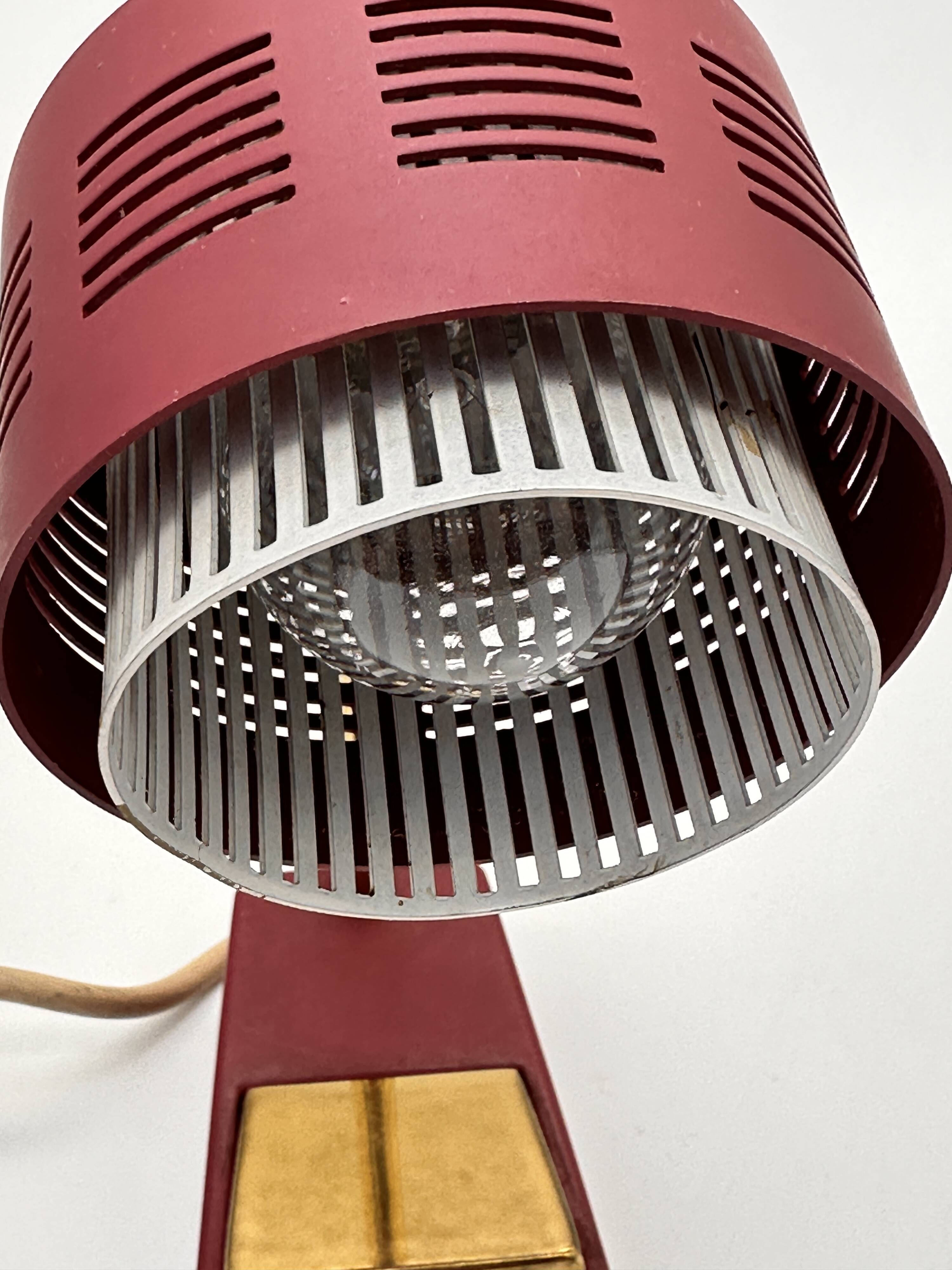 Pfäffle Leuchten table lamp 1960s, brass, adjustable shade