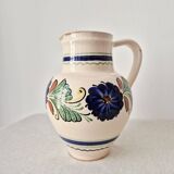 Portuguese Style Stoneware Water Pitcher/Vase - Vintage