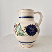 Pichet à eau, vase en grès vintage de style portugais
