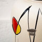 German vintage ceramic vase 1950