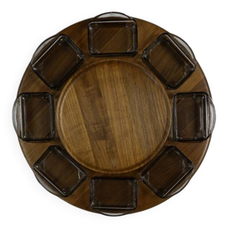 “Lazy Susan” serving tray, 1960