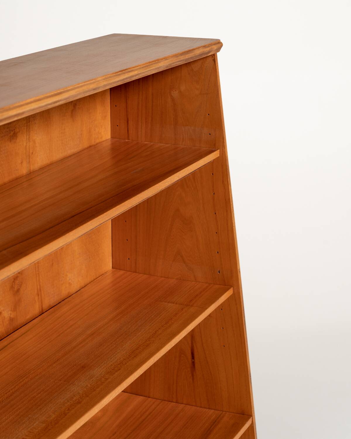 Scandinavian Elm Bookcase, 1940s/50s