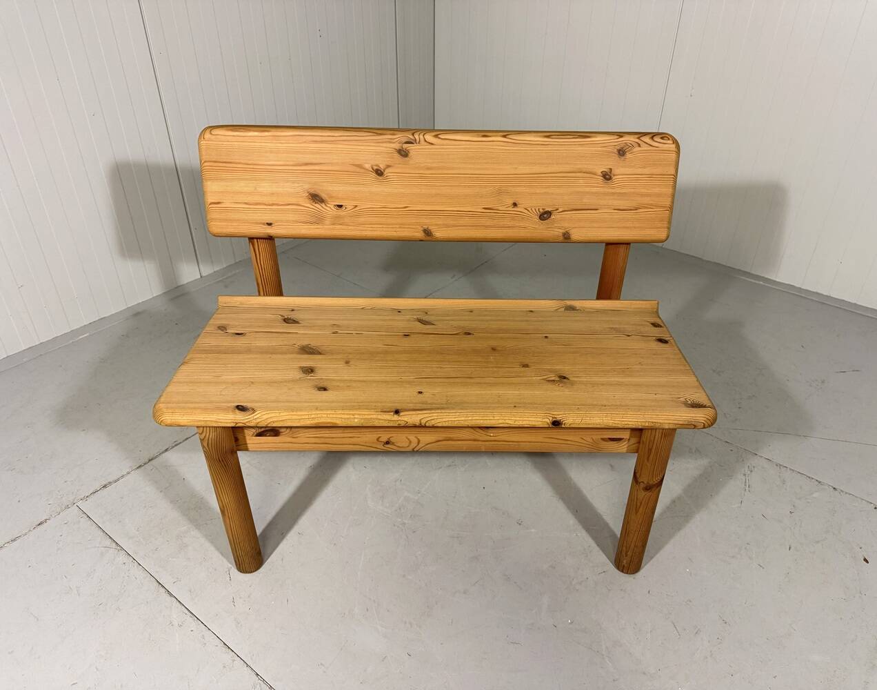 Korup Design solid pine benches with storage space Denmark
