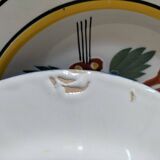 6 earthenware plates from the East - vintage 1960s