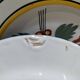 6 earthenware plates from the East - vintage 1960s