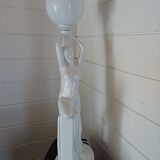 1970s lamp. Nude Art Deco style. 67cm.