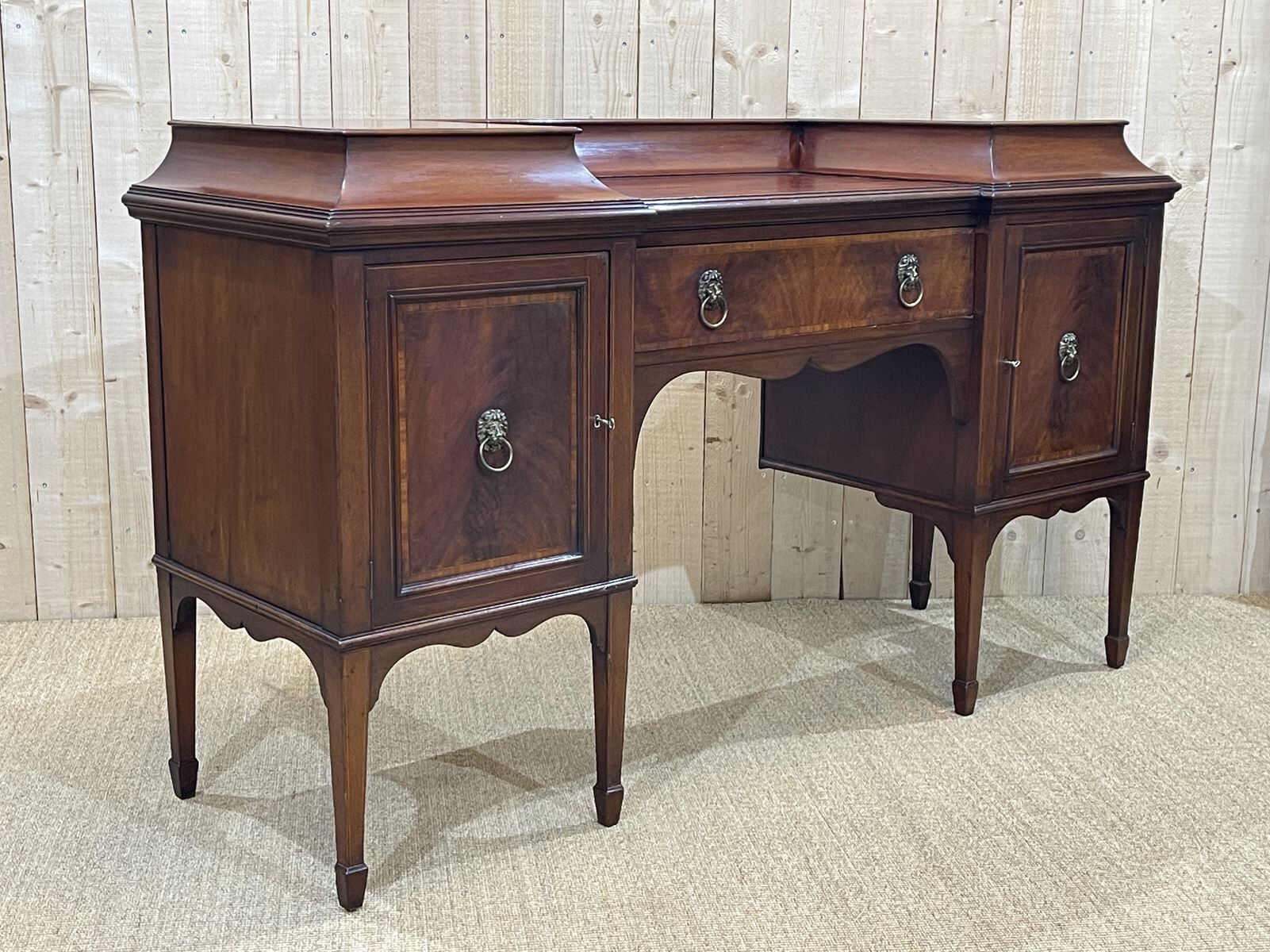 English mahogany service late nineteenth century