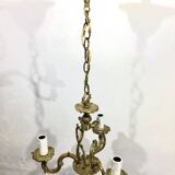 3-light cage chandelier