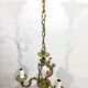 3-light cage chandelier