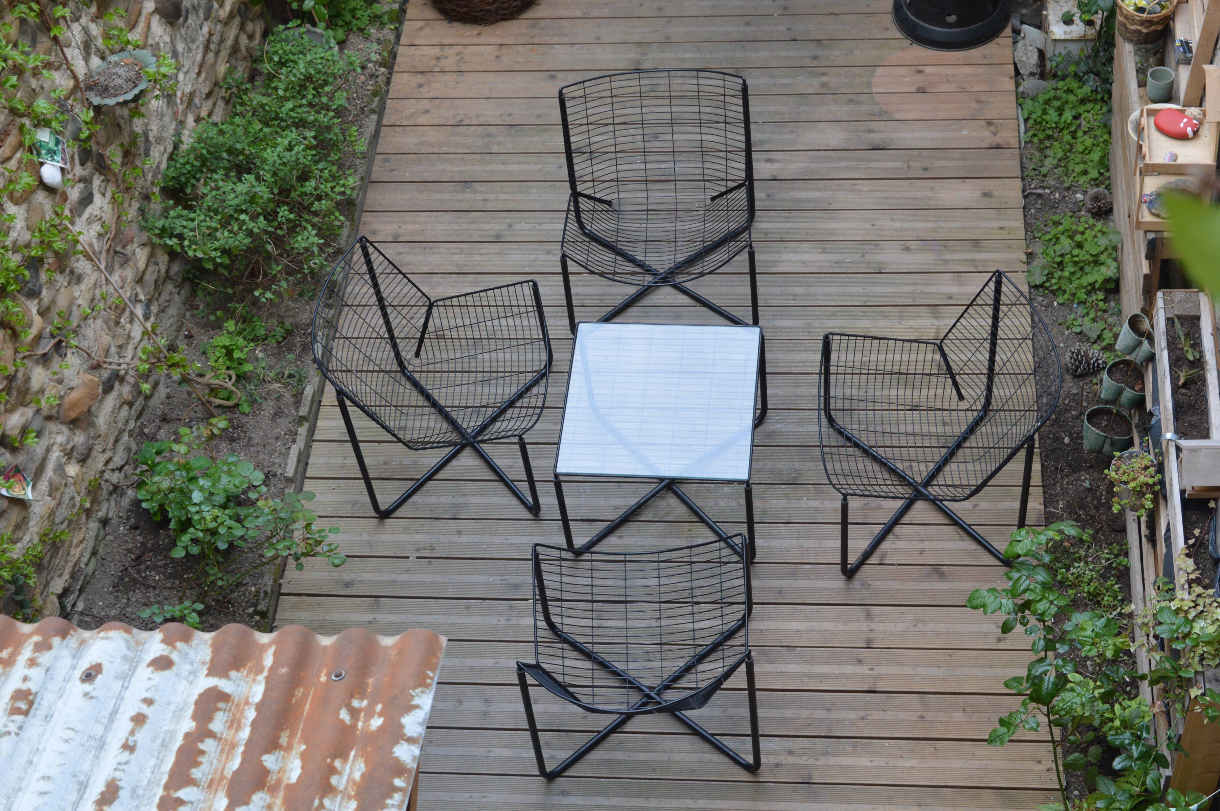 Table and four chairs Jarpen by Niels Gammelgaard